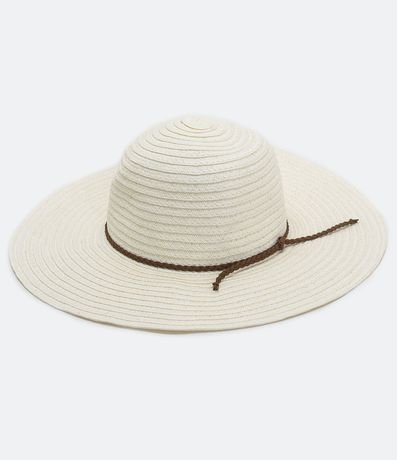 Sombrero Básico em Paja com Cordón de Ante Falso 1