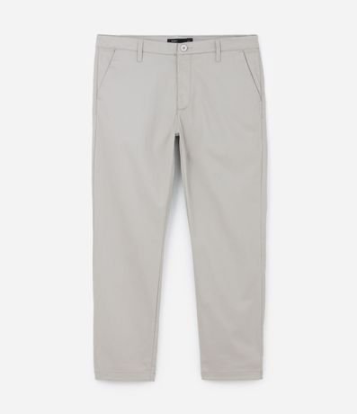Pantalón en Algodón Fit Cropped