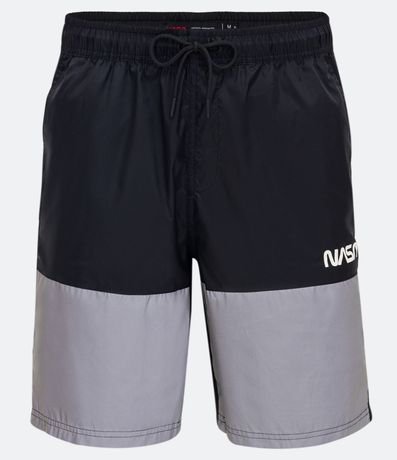 Bermuda Bloques de Colores Reflectivo con Print Nasa 6