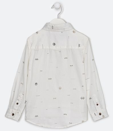 Camisa Infantil con Estampado de Mini Iconos - Talle 5 a 14 años 2