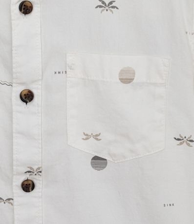 Camisa Infantil con Estampado de Mini Iconos - Talle 5 a 14 años 3