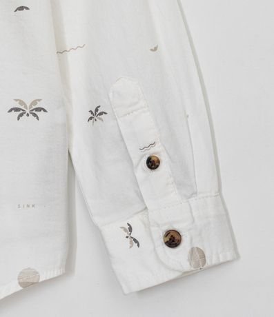 Camisa Infantil con Estampado de Mini Iconos - Talle 5 a 14 años 4