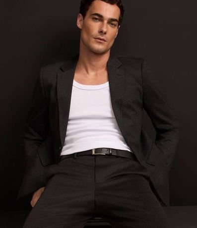 Saco de Traje Super Slim Básico con Bolsillos 5