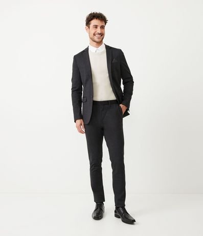 Saco de Traje Super Slim Básico con Bolsillos 2