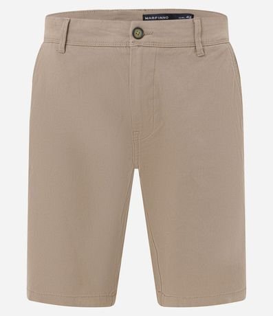 Bermuda Slim en Sarga con Elastano 7