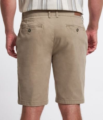 Bermuda Slim en Sarga con Elastano 6
