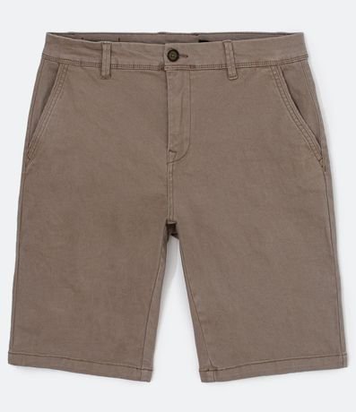 Bermuda Sarga Lisa con Bolsillos 6