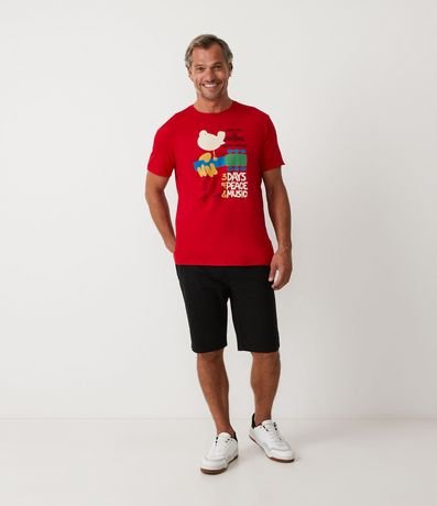 Bermuda Slim en Sarga con Elastano 2