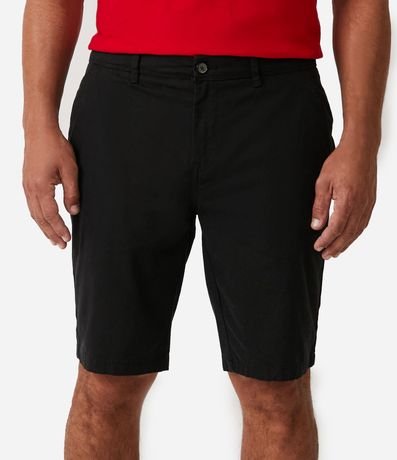 Bermuda Slim en Sarga con Elastano 4