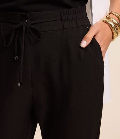 Pantalón Fluido con Cintura Elástica y Lazo 4