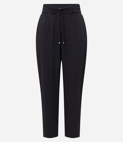 Pantalón Fluido con Cintura Elástica y Lazo 6