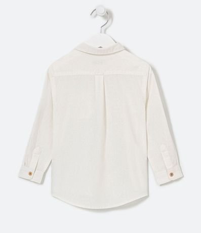 Camisa Infantil Lino con Bolsillo - Talle 1 a 5 años 2
