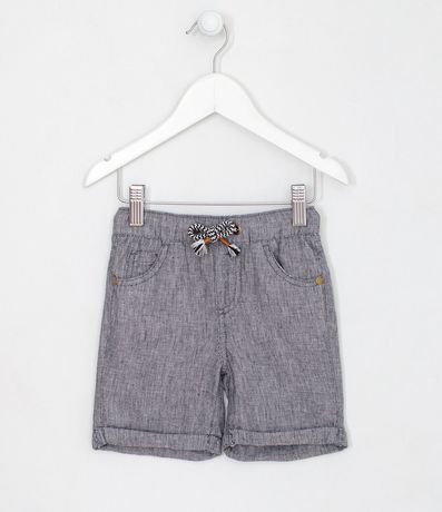 Bermuda Infantil en Lino con Lazo - Talle 1 a 5 años 1