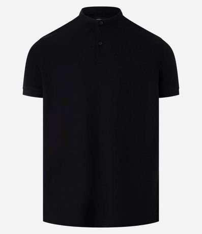 Polo Manga Corta Cuello Mao 5
