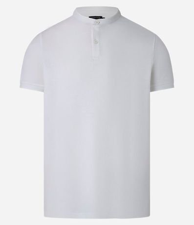 Polo Manga Corta Cuello Mao 5