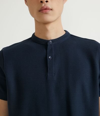 Polo Manga Corta Cuello Mao 3