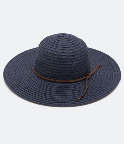 Sombrero de Playa Básico com Cordón Ante Falso Trenzado 1