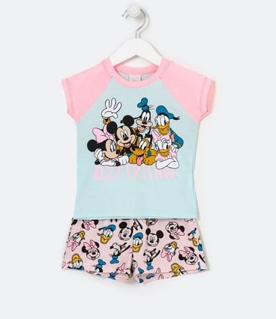 Pijama Infantil Corto Estampa Minnie Best Friends - Talle 2 a 4 años 1