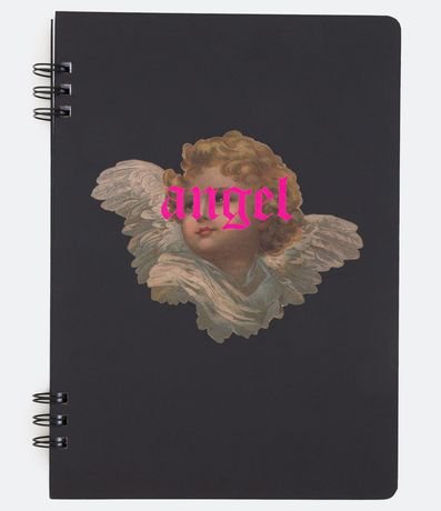 Cuaderno con Estampado Frontal Angel 1