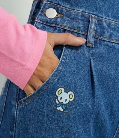Mono Jean con Bolsillo Frontal y Estampa Hello Kitty 4