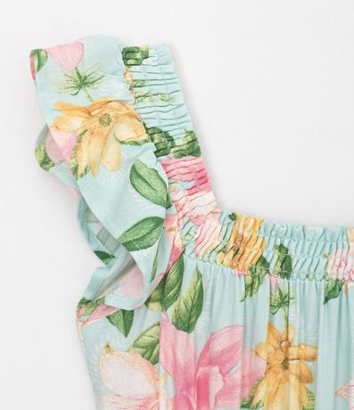 Vestido Infantil Marias en Viscosa Estampado Floral - Talle 5 a 14 años 3