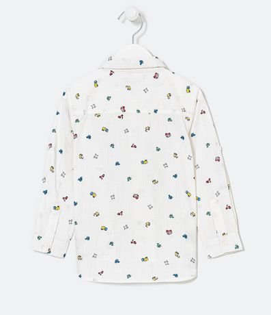 Camisa Infantil con Estampado de Íconos de Colores - Talle 1 a 5 años 2