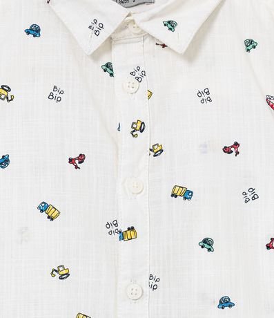Camisa Infantil con Estampado de Íconos de Colores - Talle 1 a 5 años 3