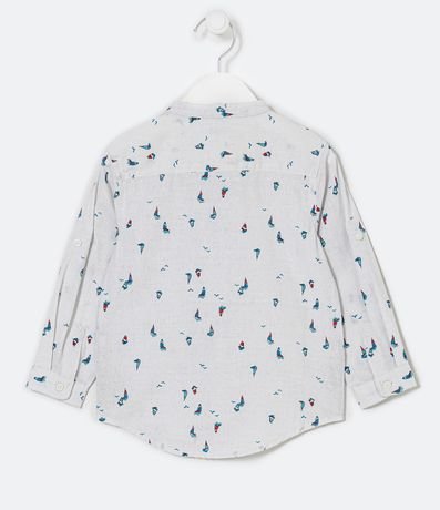 Camisa Infantil en Algodón con Estampado Resort - Talle 1 a 5 años 2