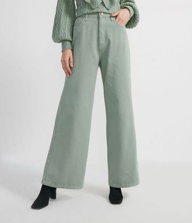 Calça Sarja Pantalona com Bolso 1