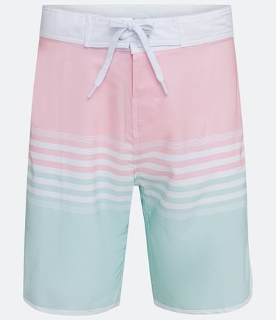 Bermuda Surf a Rayas y Bloques de Color