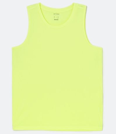 Musculosa Regular Básica Deportiva con Recortes y Lettering 4
