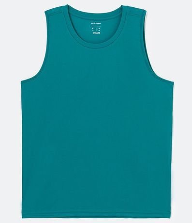 Musculosa Regular Básica Deportiva con Recortes y Lettering 4