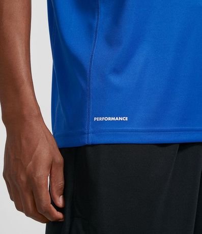 Musculosa Regular Básica Deportiva con Recortes y Lettering 3