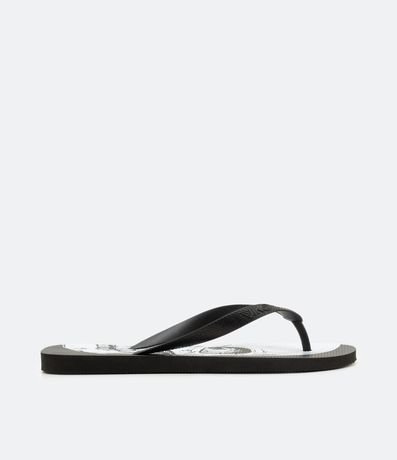 Chinelo de Dedo con Estampado Caveira 2