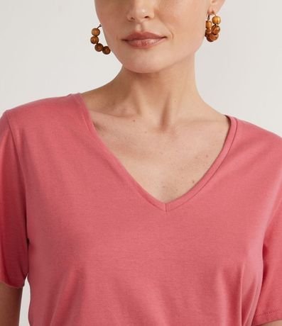 Blusa Básica en Media Malla con Escote V 3