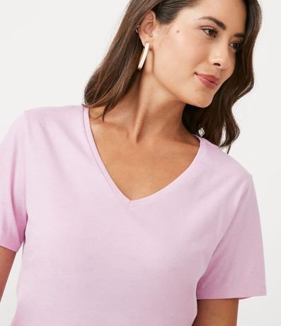 Blusa Básica en Media Malla con Escote V 4