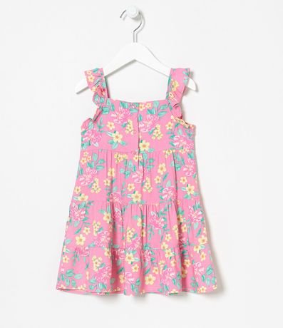 Vestido Infantil Marias en Viscosa Estampado Floral - Talle 1 a 5 años 2