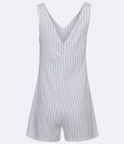 Mono en Viscosa con Bolsillos y Estampado Rayado 7