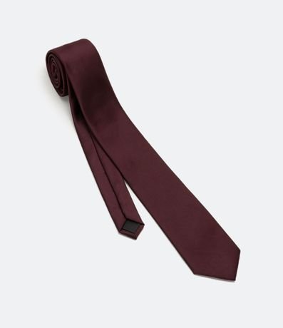 Corbata Clássica Satinada con Textura