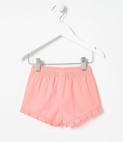Short Infantil en Microfibra con Volados - Talle 0 a 18 meses 2