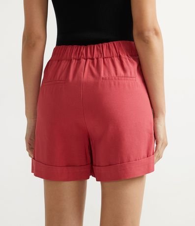 Short Sastrería en Viscosa con Barra Doblada 2