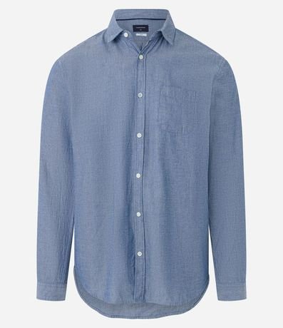 Camisa Comfort Básica en Lino 7