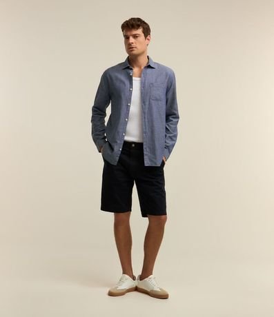 Camisa Comfort Básica en Lino 3