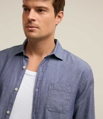 Camisa Comfort Básica en Lino 4