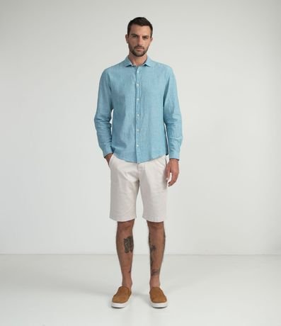 Camisa Manga Larga en Lino 5