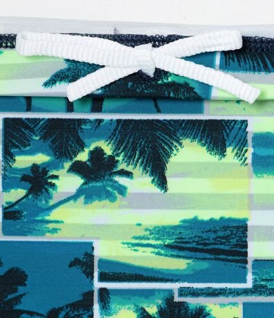 Sunga Infantil Boxer Estampado Cocoteros y Praia - Tam 5 a 14 años 4