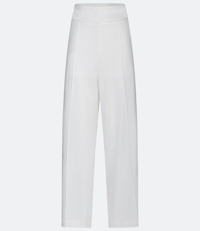 Pantalón Pantalona en Crepé con Friso Delantero 8