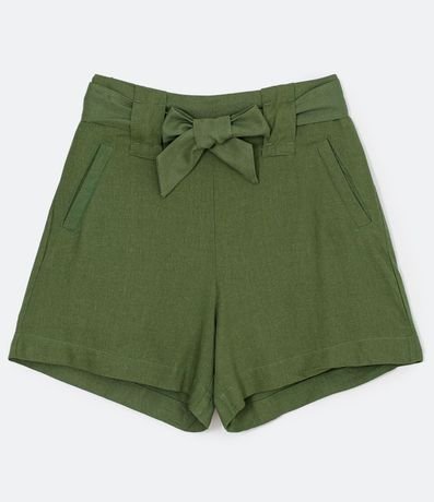 Short em Viscolino con Transeúnte Ancho y Banda 6