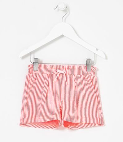 Short Infantil Rayado con Textura - Talle 1 a 5 años