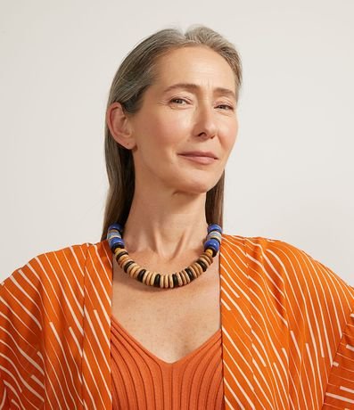 Kimono Alargado Rayado con Mangas Largas y Cinturón para Amarre 3